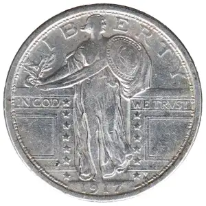 Quarter Dollars---Standing Liberty