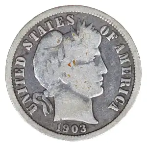 Dimes---Barber or Liberty Head 1892-1916 -Silver- 1 Dime