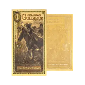 1 Oklahoma Goldback (24K Gold)