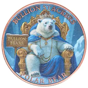 Bullion Stackers 1 oz Copper - Polar Bear (2)