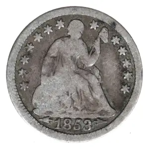 Half Dimes---Liberty Seated 1837-1873-Silver- 0.5 Dime