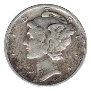 Dimes---Winged Liberty Head or Mercury 1916-1945 -Silver- 1 Dime