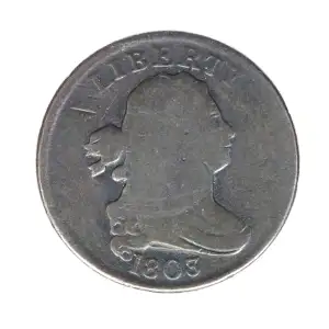 Half Cent Draped Bust-1800-08 -Copper