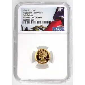 2018 High Relief - .9999 Fine Early Releases ULTRA CAMEO (3)