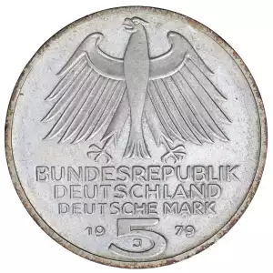 GERMANY -FEDERAL REPUBLIC Silver 5 MARK