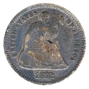 Half Dimes---Liberty Seated 1837-1873-Silver- 0.5 Dime (2)