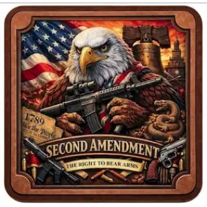 2nd Amendment Eagle Colorized UHR 1 oz Copper Medal in Stackable Capsule (3)
