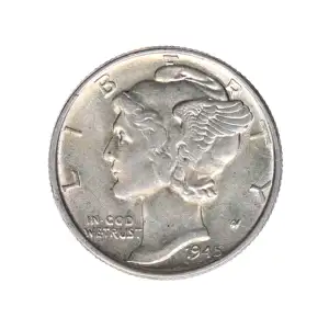 Dimes---Winged Liberty Head or Mercury 1916-1945 -Silver- 1 Dime