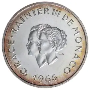 MONACO Silver 10 FRANCS