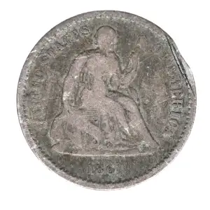 Half Dimes---Liberty Seated 1837-1873-Silver- 0.5 Dime