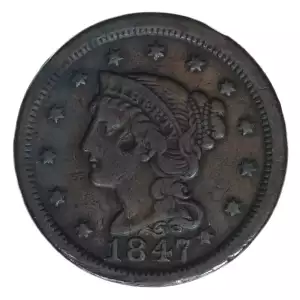 Large Cents - Braided Hair Cent (1839-1857)