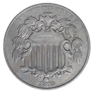 Nickel Five Cent Pieces-Shield 1866-1883 (2)