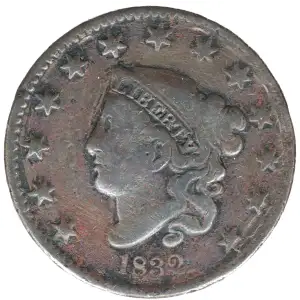 Large Cents-Coronet Head 1816-1839