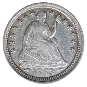 Half Dimes---Liberty Seated 1837-1873-Silver- 0.5 Dime (2)