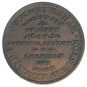 Private Tokens -Hard Times Tokens (1832-1844)--Agriculture Copper -Copper- 1 Copper