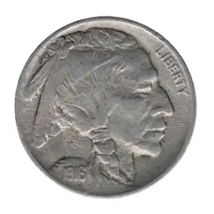 Nickel Five Cent Pieces-Indian Head or Buffalo (2)