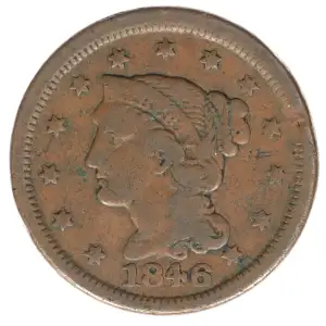 Large Cents - Braided Hair Cent (1839-1857)