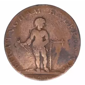 GREAT BRITAIN Copper 1/2 PENNY (2)