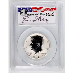 2014-W 50C Reverse Proof First Strike Moy Signature 50th Anniversary Set (2)