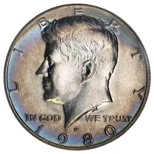 Half Dollars---Kennedy 1971-Present -Copper-Nickel- 0.5 Dollar (2)
