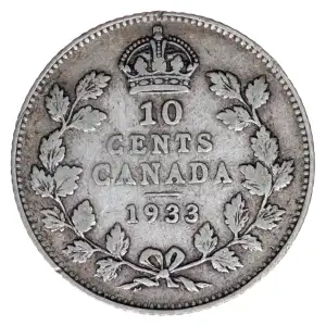 CANADA Silver 10 CENTS (2)