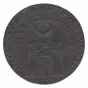 GREAT BRITAIN Copper 1/2 PENNY (2)