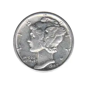 Dimes---Winged Liberty Head or Mercury 1916-1945 -Silver- 1 Dime