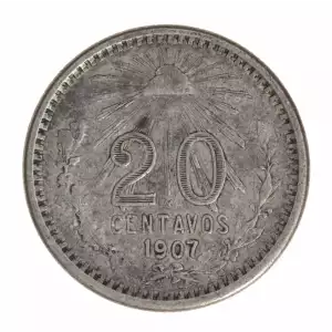 Mexico Silver 20 CENTAVOS (2)