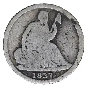 Half Dimes---Liberty Seated 1837-1873-Silver- 0.5 Dime