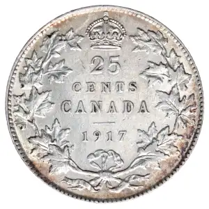 CANADA Silver 25 CENTS (2)