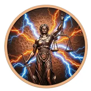 2026 Liberia Celestial Balance  Colorized 5 oz Copper Coin