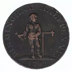 GREAT BRITAIN Copper 1/2 PENNY (2)