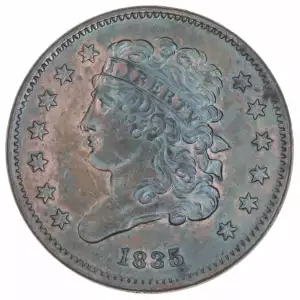 Half Cents -Classic Head 1809-36 -Copper