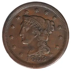 Large Cents - Braided Hair Cent (1839-1857)