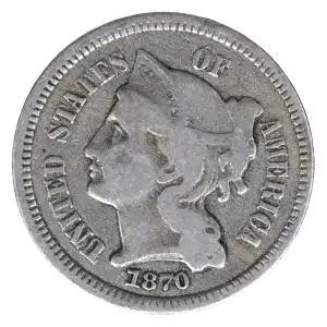 Nickel Three Cent Pieces 1865-1889 (2)
