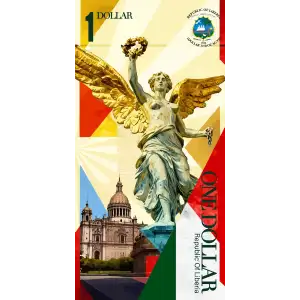 2026 Liberia The Angel of Independence 1/10 oz Silver Note (2)