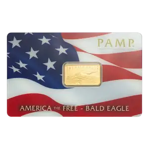 2026 PAMP Suisse America the Free Bald Eagle 5g Gold Bar (4)