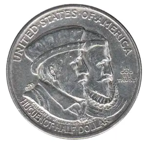 Classic Commemorative Silver--- Huguenot - Walloon Tercentenary 1924 -Silver- 0.5 Dollar