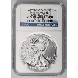 2013 W WEST POINT EAGLE SET EARLY RELEASES OFFICIAL US MINT SET ENHANCED FINISH