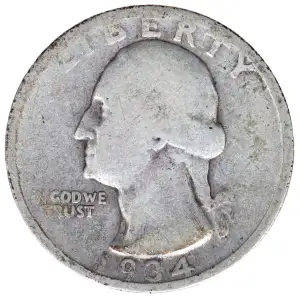 Quarter Dollars-Washington-Silver Coinage