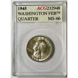 Quarter Dollars-Washington-Silver Coinage