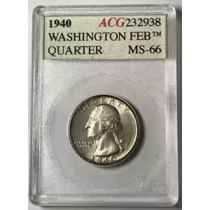 Quarter Dollars-Washington-Silver Coinage
