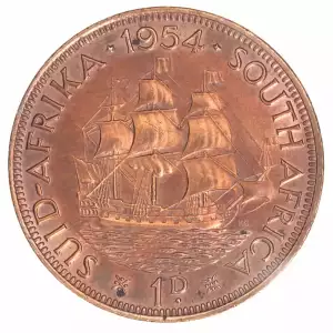 SOUTH AFRICA Bronze PENNY (2)