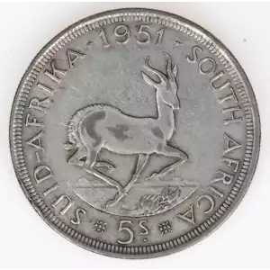 SOUTH AFRICA Silver 5 SHILLINGS