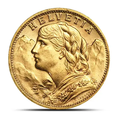 SWITZERLAND Gold 20 FRANCS