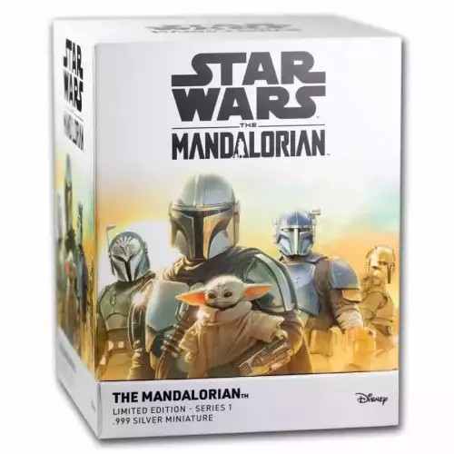 The Mandalorian– Series 1 150g Silver Miniature (2)