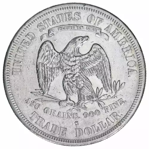 Trade Dollars---Trade Dollars 1873-1885 -Silver- 1 Dollar (2)