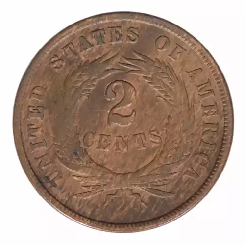 Two cent pieces-Two cent pieces 1864-73 -Copper