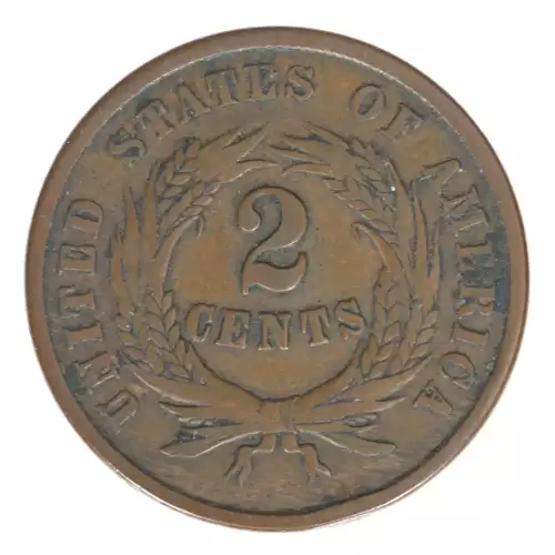 Two cent pieces-Two cent pieces 1864-73 -Copper