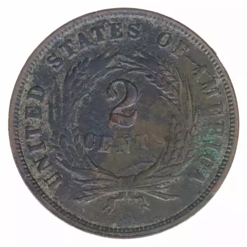 Two cent pieces-Two cent pieces 1864-73 -Copper